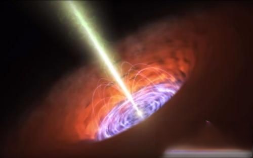银河系中心 吞噬一切的巨型黑洞